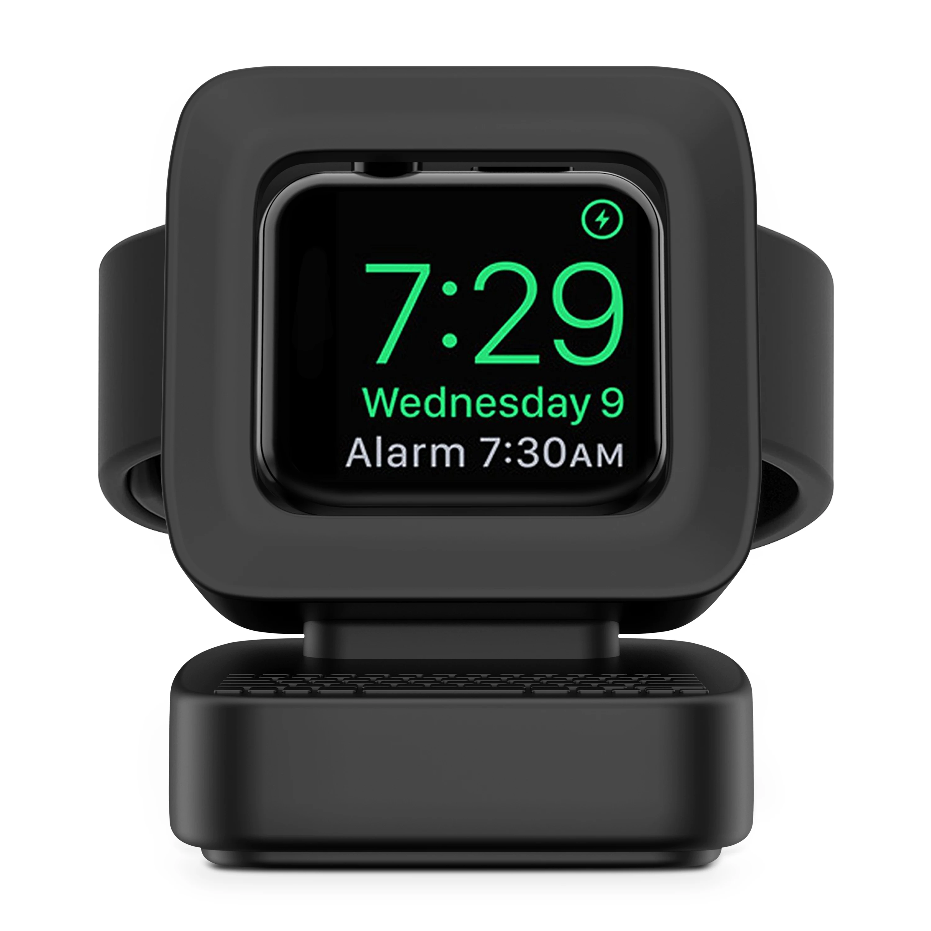 Horizonal Držalo Za Apple Watch Premije Mehko Silikonsko nočni omarici rejec Za Iwatch Nov Dizajn, Retro Računalnika Polnjenje Dock
