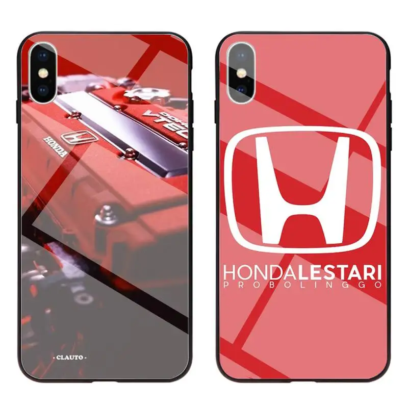 Honda avto logotip Mehke Gume Telefon Kritje Kaljeno Steklo Za iPhone 11 XR Pro XS MAX 8 X 7 6S 6 Plus SE 2020 primeru