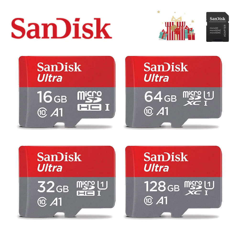 SanDisk Pomnilniško Kartico A1 64GB 128GB U3 98MB/S 32GB Micro sd kartico Class10 UHS-3 flash Pomnilniško kartico Microsd TF/SD Kartice za Tablični računalnik