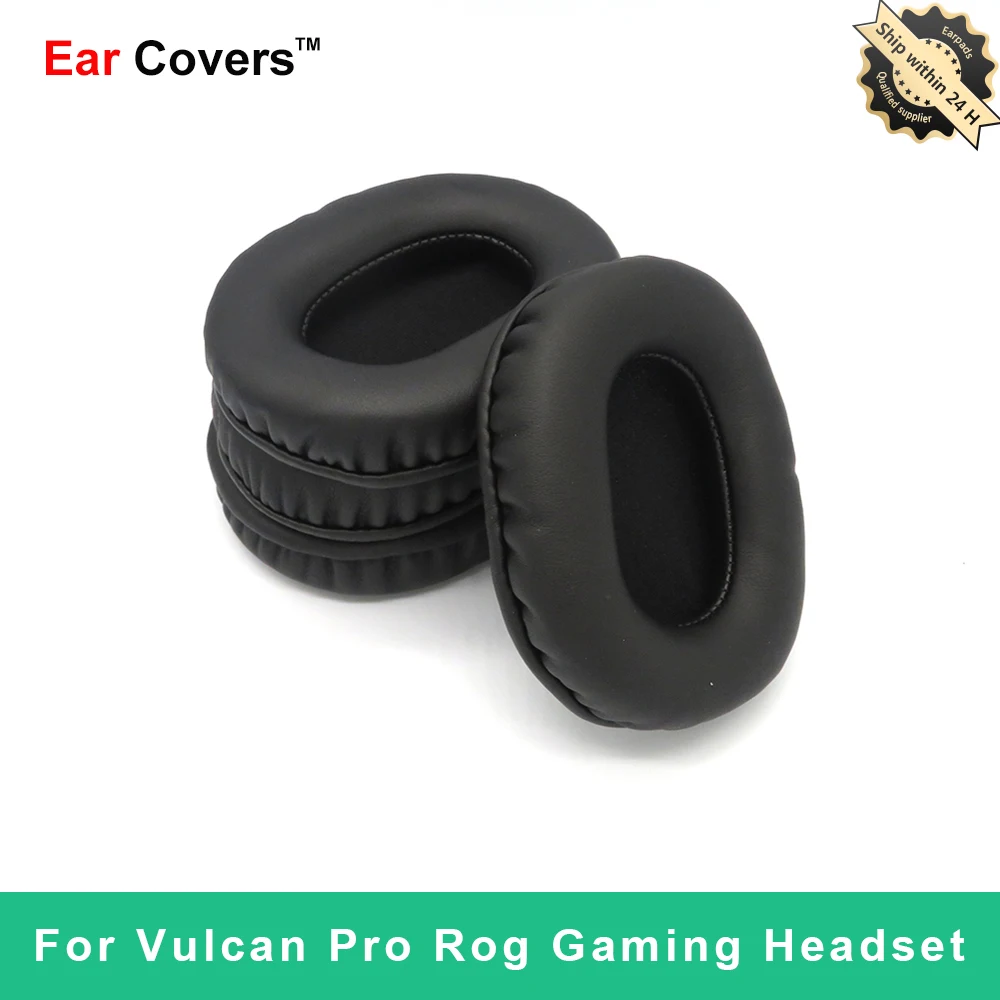 Blazinic Za Asus Vulcan Pro Rog Gaming Slušalke Slušalke Earpads Zamenjava za Slušalke Ear Pad PU Usnje Goba Pene