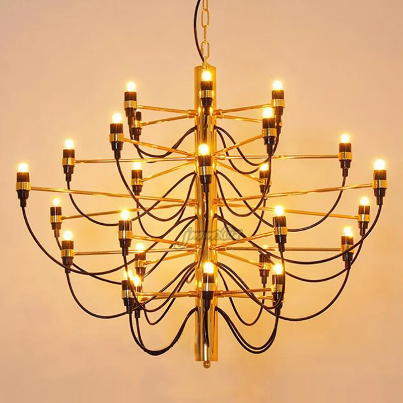 Jmmxiuz Sodobne dom dekoracija žarnice 30/50 zlato / srebro Gino sarfatti zasnovan lestenec, jedilnica svetlobe v prostoru