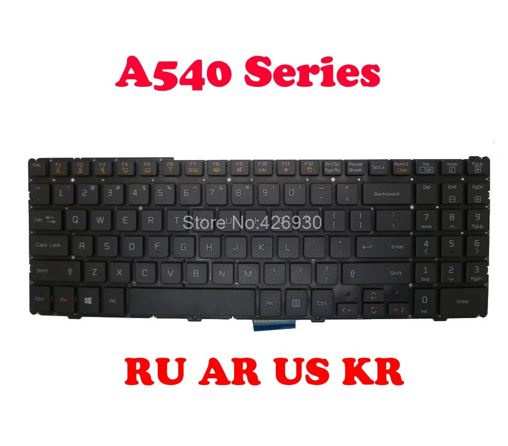 RU AR NAS KR Tipkovnico Za LG A540 A550 A560 A560-SVC A560-T BREZ Okvirja v ameriški angleščini 2B-04410Q110 AEQLGU01010 Arabija ruske