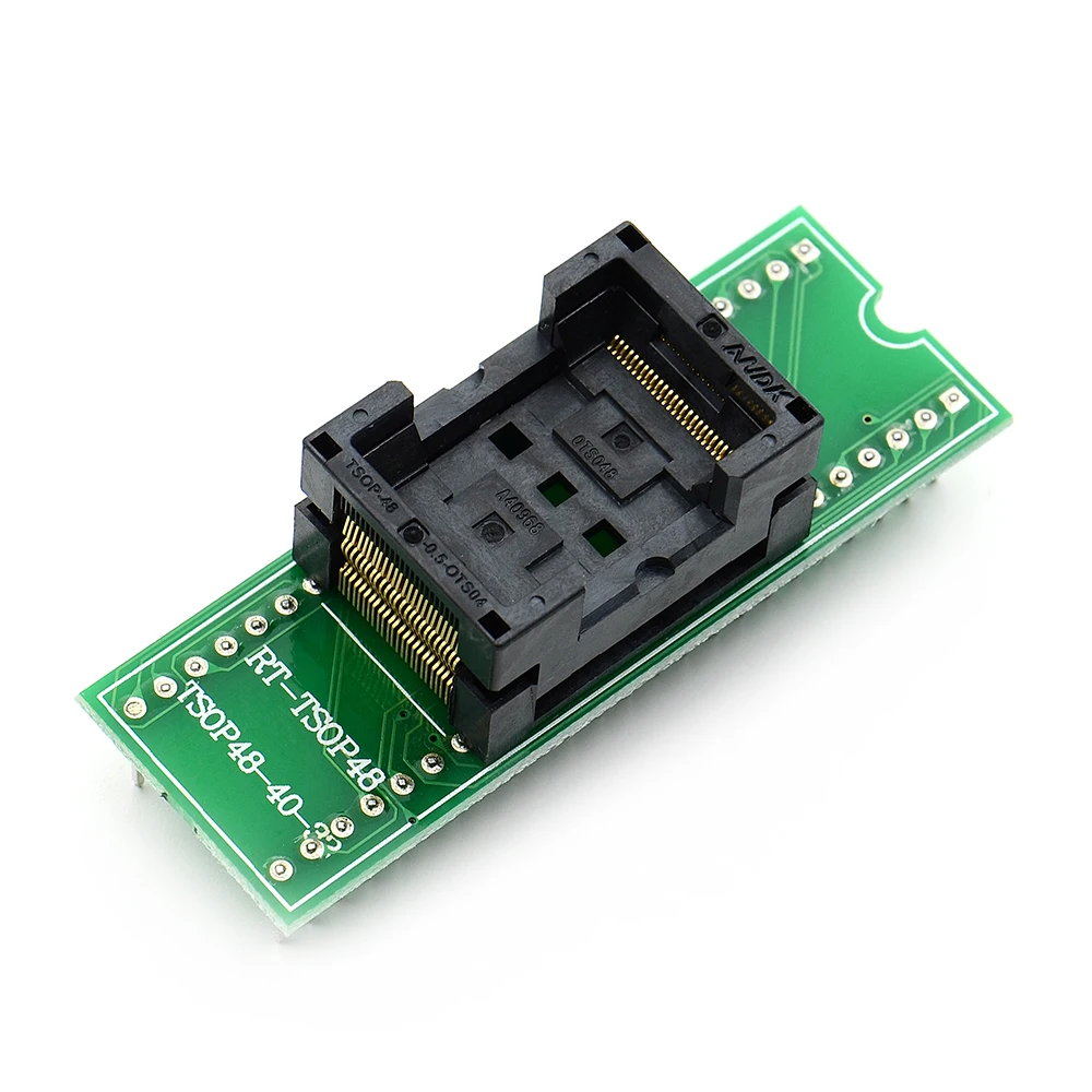 Brezplačna dostava Vrh Kakovosti TSOP48, da DIP48 adapter,TSOP48 test vtičnico 0,5 mm Igrišču za RT809F RT809H in za XELTEK USB Programer