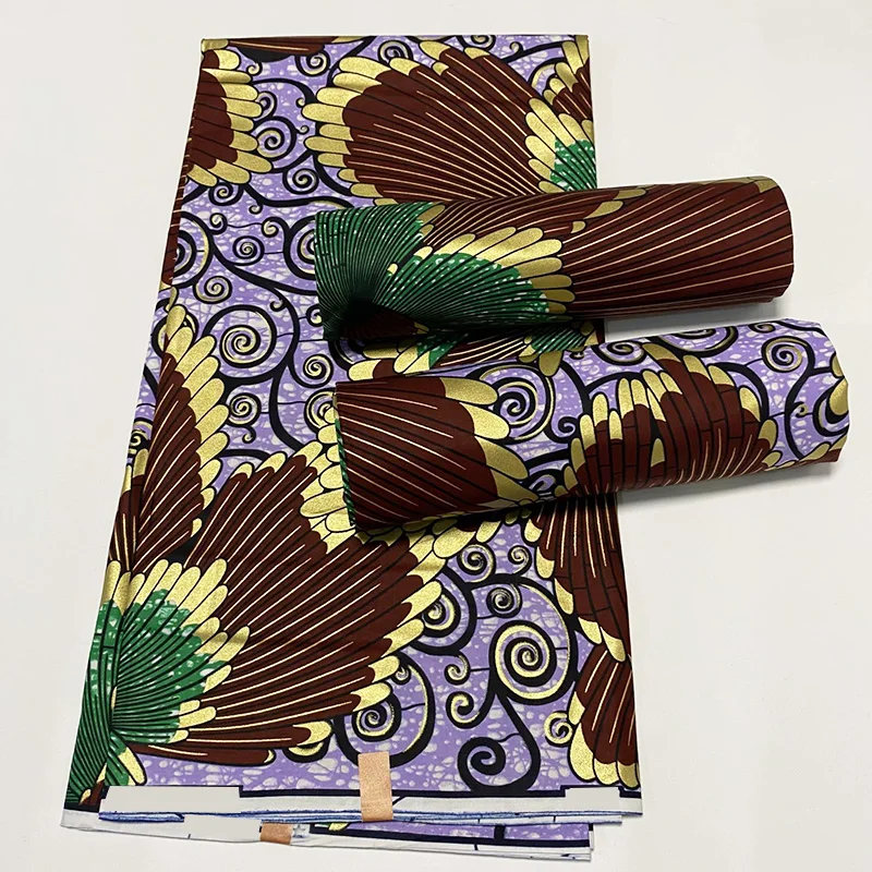 Pravi afriški vosek tiskanja tkanine velik krog fashion design bombaž pravi mehko novi vosek za obleko tkanine