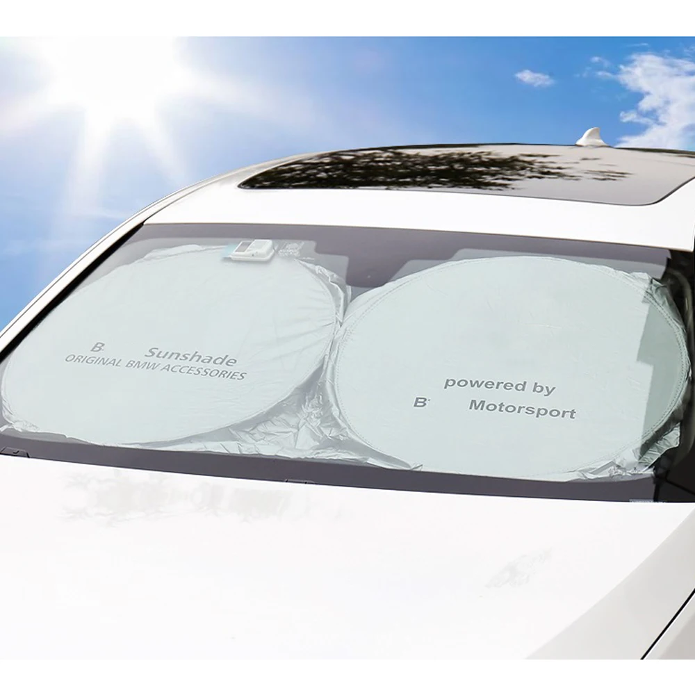 Za Ford C-MAX Pobeg Poudarek Flex Ranger Auto Logotip Vetrobransko steklo Dežnik Slepi Suncobran Coche Avto Prednje Okno Sonce Odtenek Vizir Pokrov