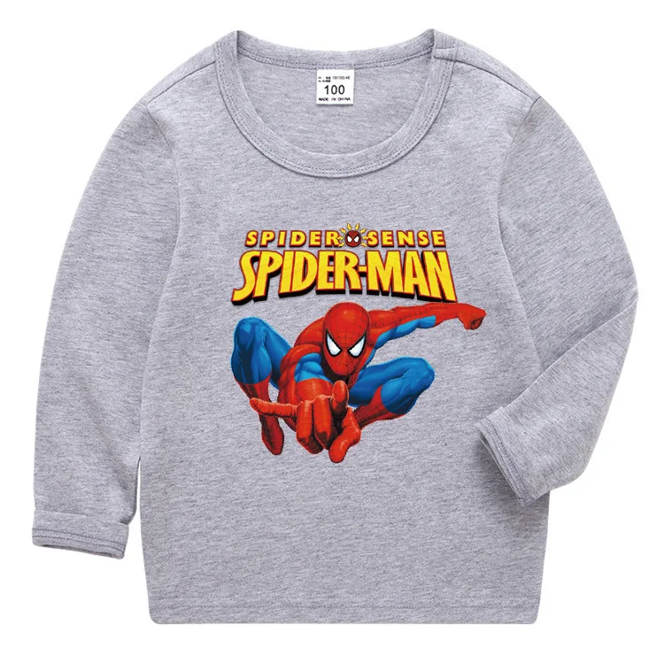2020 Disney Sping Filmov Spiderman Tiskanja Fantje Dekleta T-Majice, Oblačila, Bombaž Dolg Rokav Otroci, Otroci Tee Vrh