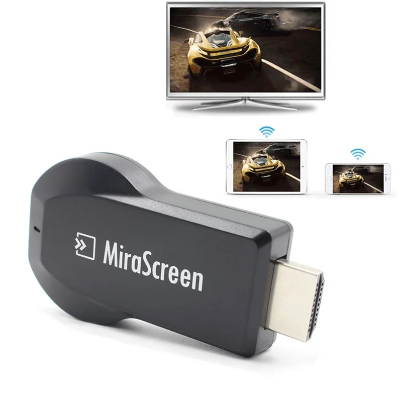 MiraScreen 1080P HD Ključ Wireless Display Sprejemnik TV Palico 2.4 G WiFi Frekvenco za iOS in Android Tablet