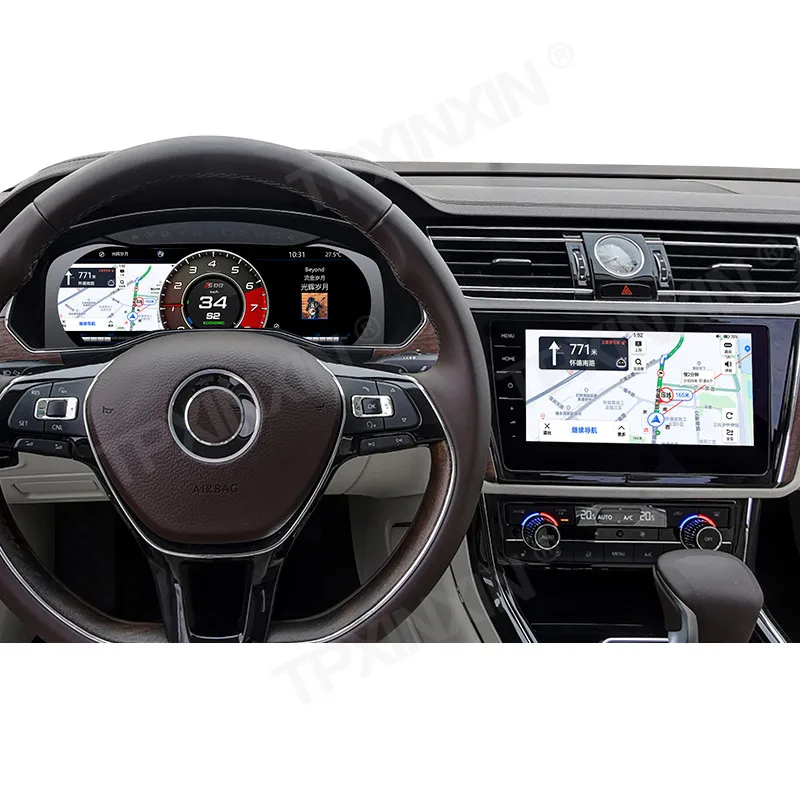 MIB Sistem Za Passat CC 2016-2020 Golf 7 Avto Multimedijski Predvajalnik, GPS Navigacija glavna enota Auto Radio Audio Stereo magnetofon