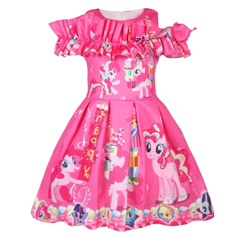 2021 Novo Moj mali Dekleta Obleko brez Rokavov ponija Obleke Pomlad poletje Bombaž Halloween Dekle Cvetje za Otroke Dekle elegantno Obleke