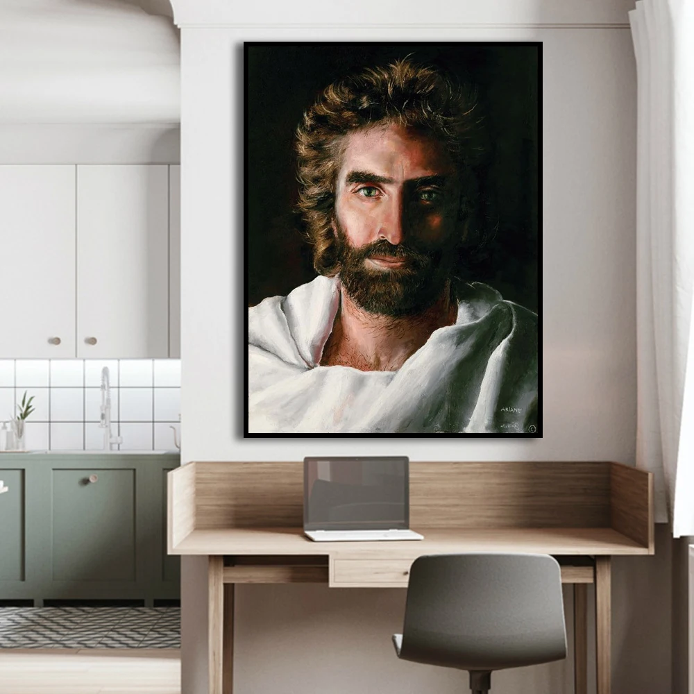 Nov Dom Dekor Wall Art Fotografij In Plakatov Portret Platno Slikarstvo Boga Jezusa Kristusa Sliko Za dnevna Soba Spalnica