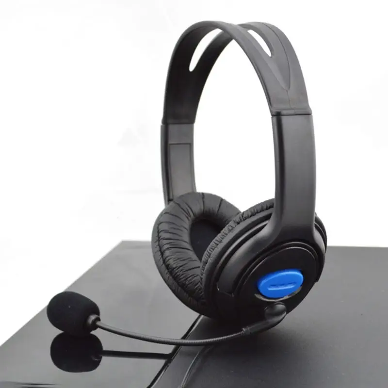 Slušalke za PS4 Stereo Žične Gaming Slušalke Slušalke z Mikrofonom za PlayStation R9UB