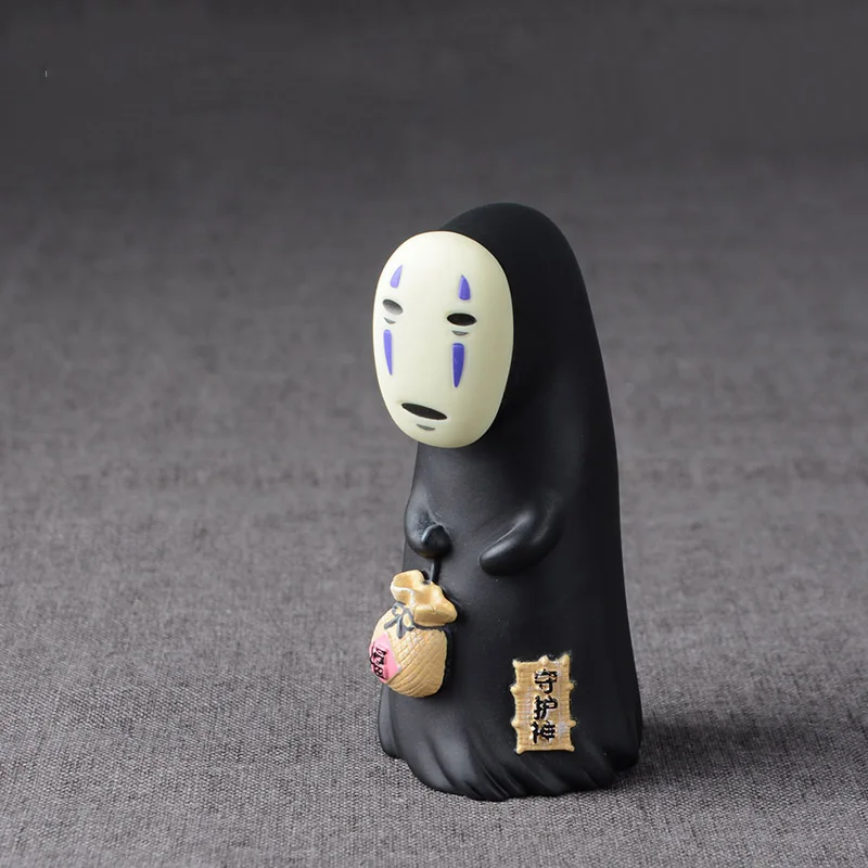Studio Ghibli Živahen Stran Ni Obraz Človeka, Vinil Akcijska Figura, Hayao Miyazaki Anime Kaonashi Model 8 cm Dekoracija Lutka Otroci Igrače