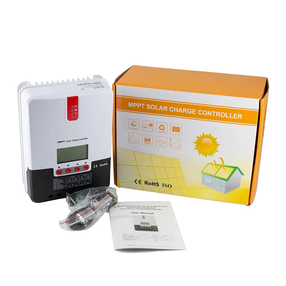 MPPT 20A/30A/40A/60A Sončna Brezplačno Krmilnik LCD Solarni Regulator solarni sistem krmilnik samodejno identifikacijo napetost