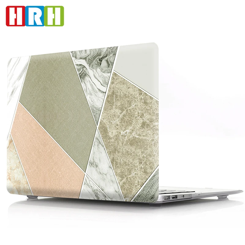 HRH Najnovejši Trajne Marmorja Trde Plastike Primeru Laptop Telo PC Lupini za Mac Air Pro Retina 13