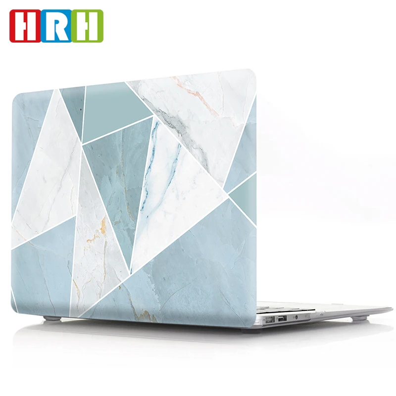 HRH Najnovejši Trajne Marmorja Trde Plastike Primeru Laptop Telo PC Lupini za Mac Air Pro Retina 13