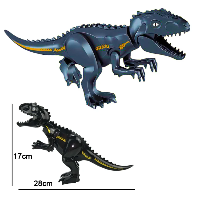 Kitoz Velika Velikost Jurassic Dinozaver Svetu Tyrannosaurus Rex IndoRaptor Triceratops Slika Gradnik Igrača
