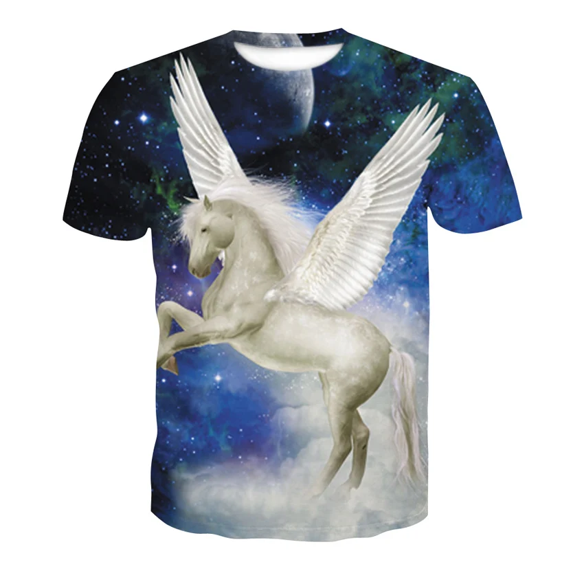 2020 poletje moda, moška kratka sleeved živali mavrica dolphin natisnjeni T-shirt 3D-modni visoke kakovosti za moške in ženske t-shirt