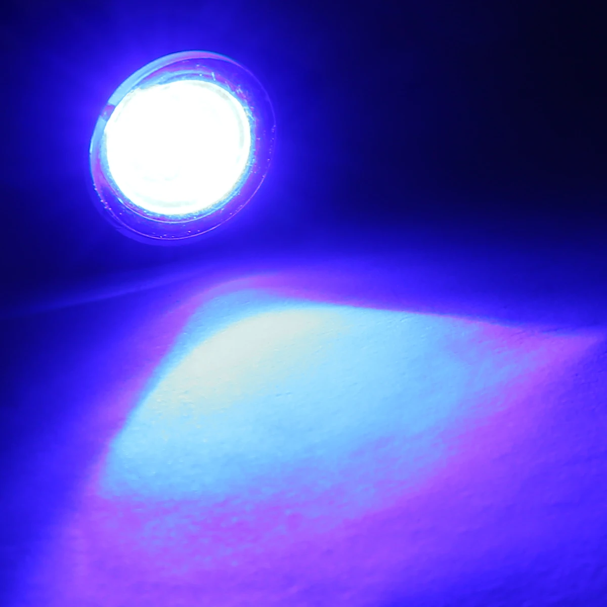 LED Podvodne Luči 4pcs/set Modra LED Čoln Lahka Nepremočljiva Oporo Širjenje Krmi Ribolov Svetilka 12V 3W