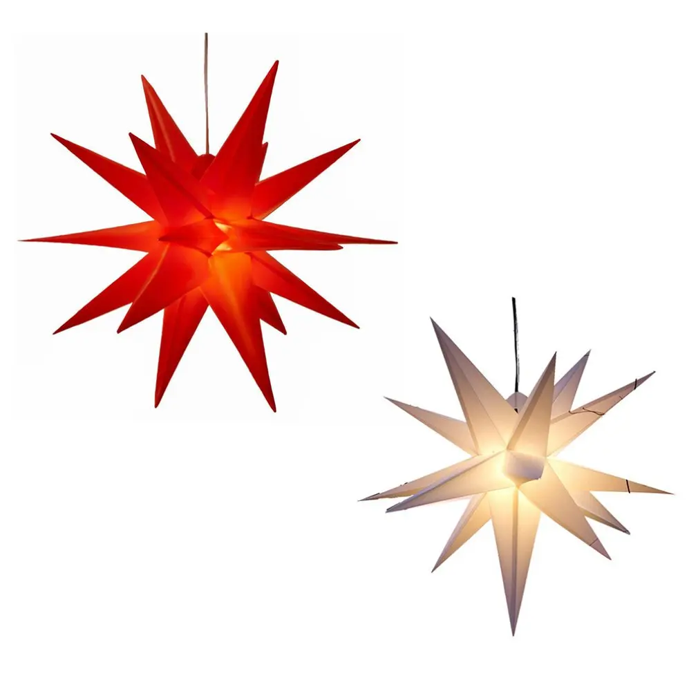 18-Trikotnik Eksplozijo Zvezde Svetloba Z Eu Pretvorbo Svetlobe Čudovito 3D Žareče Zvezde na Prostem Nepremočljiva Fazi Dekoracijo