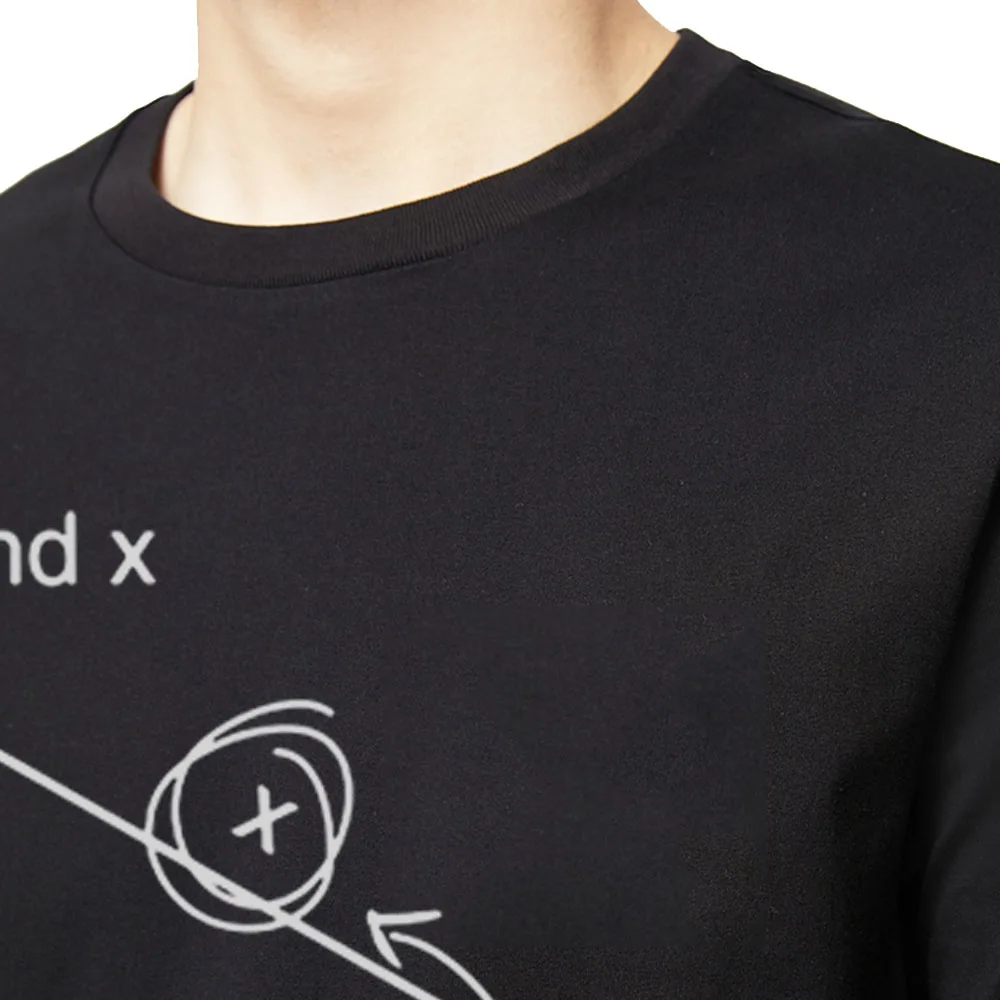 Našli Spremenljivka X Učiteljica Matematike Smešno Majica s kratkimi rokavi Moški Kratek Rokav Tiskani Bombaž Risanka T-shirt Vrhovi