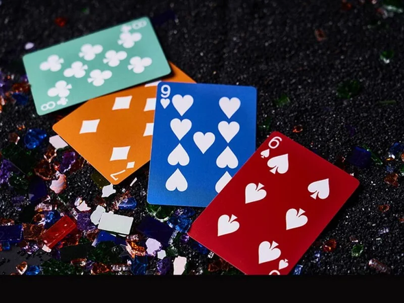 Izposoja Mavrica V2 Igralne Karte za EPCS Čudovite Pisane Cardistry Krova USPCC Poker Igre s kartami Magic čarovniških Trikov Rekviziti