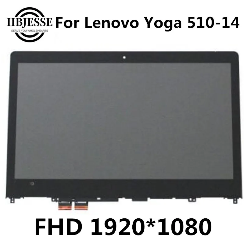 NOVO za Lenovo Yoga 510-14 14AST 14ISK 80. joga 510-14ikb, Zaslon na Dotik, Računalnike LCD Skupščine Plošča FHD 1920*1080