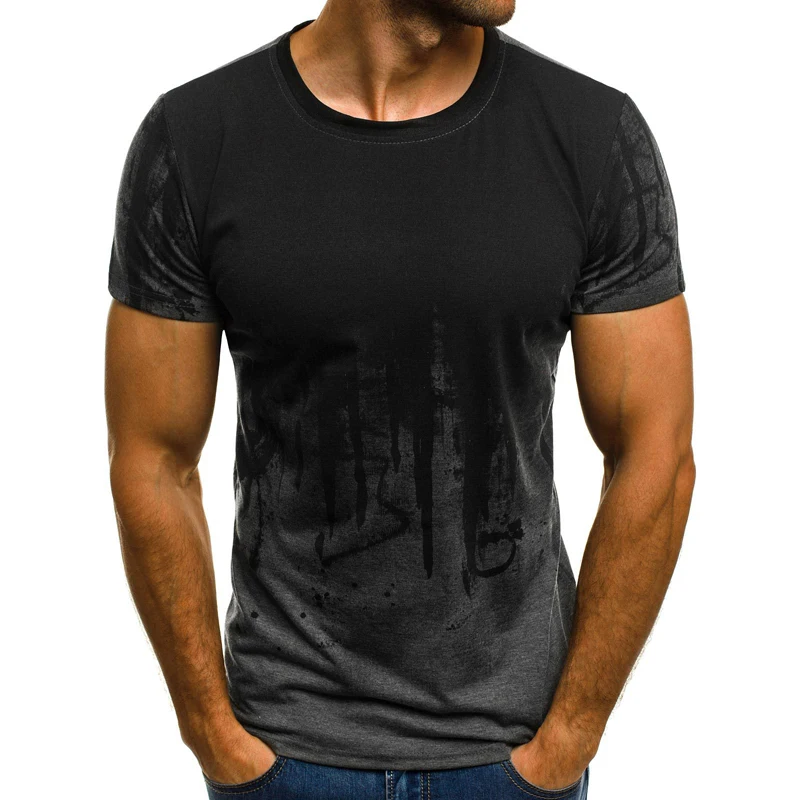 2020 Nov Poletni Mozaik Natisnjen Tshirt Moški Ulične Dihanje Kratek Rokav Bodybuilding t shirt homme Plus Velikost S-5XL