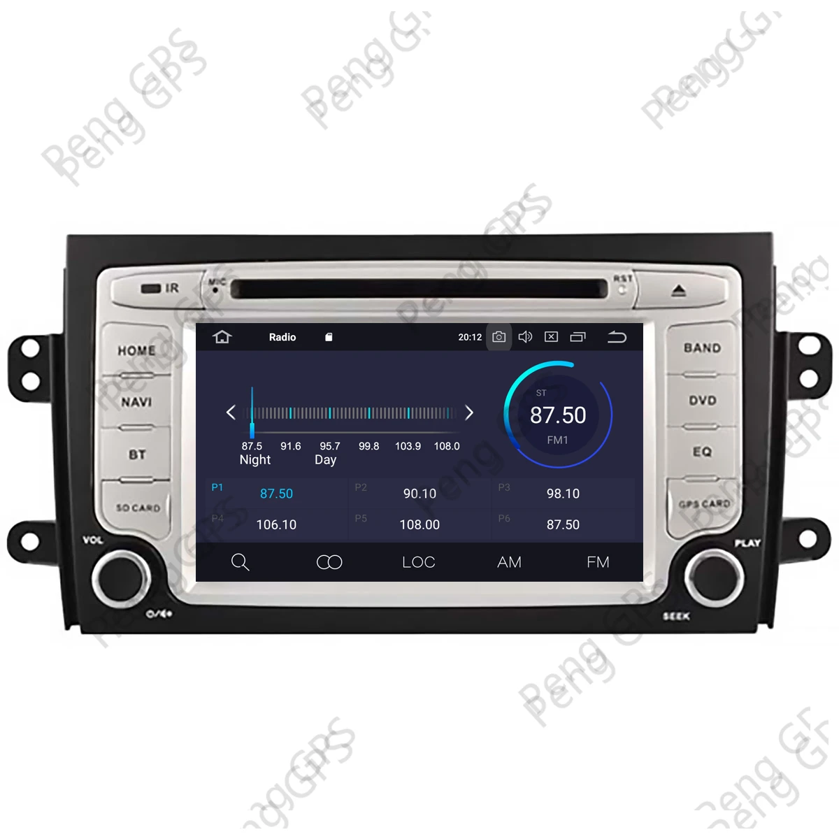 Android 10.0 zaslon na Dotik Za Suzuki Swift 2004-2010 CD, DVD Predvajalnik, GPS Navigacija Multimedia glavne enote FM Radio Carplay DSP 6 Jedro