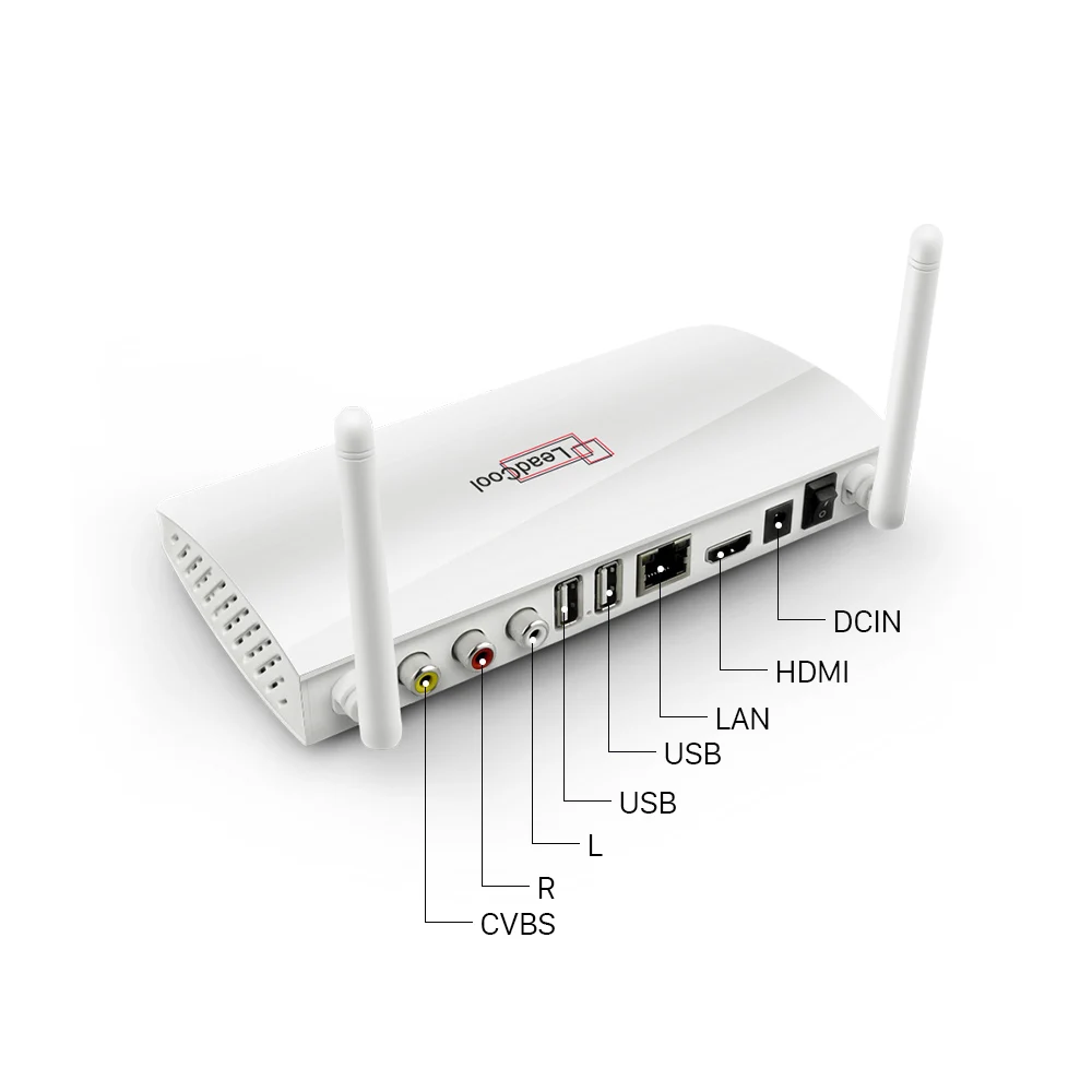Leadcool Set Top Box RK3229 Mali-400MP2 1G/8G 2G/16G Podporo 2.4 G wifi 4K 100M Ethernet Media Player za Android TV Box