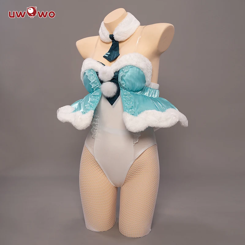Pred prodajo UWOWO Mikuu Cosplay Hatsunee Kostume Seksi Beli Zajček Dekle BiCuteBunnies VOCALOID Mukubunny Ver. Jumpsuit Zajec Dekle