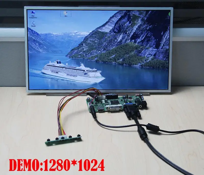 Krmilnik odbor Avdio DIY za LTN156AT24 zaslona 1366 X 768 Plošča 15.6