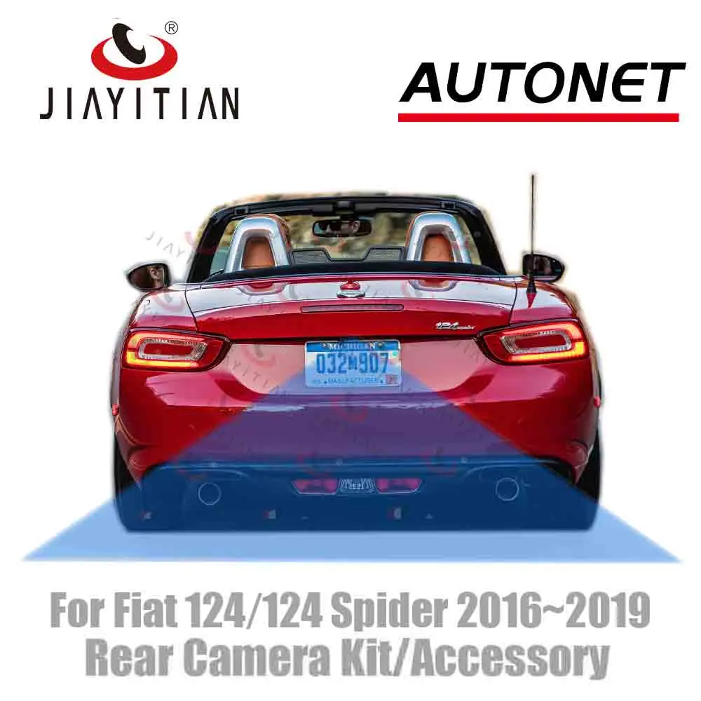 JIAYITIAN Za Fiat 124/Abarth 124 Spider 2016~2019 2018 prvotnih Tovarniških Zaslona Kabel Rear View Camera/komplet varnostne kamere