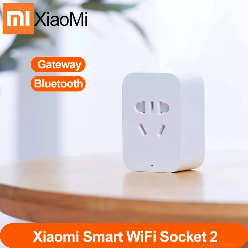 Original Xiaomi Smart WiFi Socket 2 Plug bluetooth prehod Različica Daljinski upravljalnik Delo Z Xiaomi Pametni Dom Mijia Mi doma APP