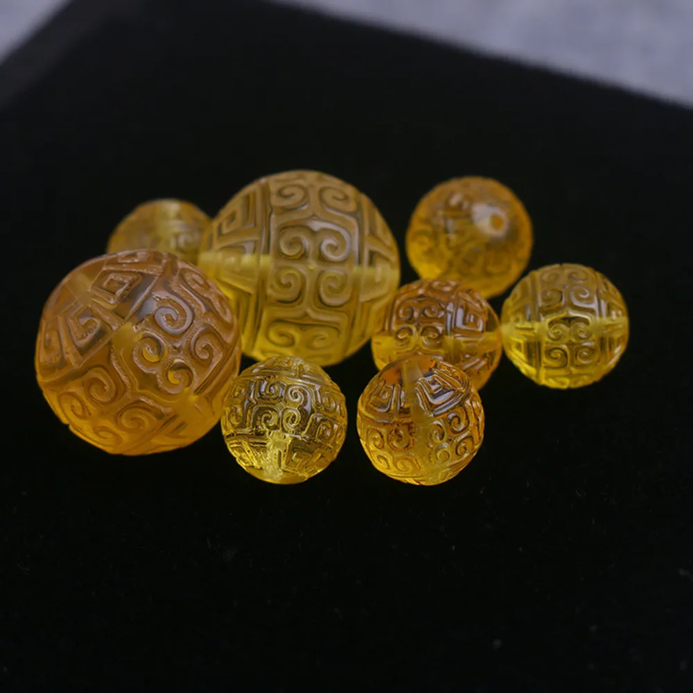 ORANŽNA RUMENA KROG vklesan 8-16mm za DIY nakit, izdelava svoboden kroglice FPPJ debelo biseri narave gemstone mir sponke
