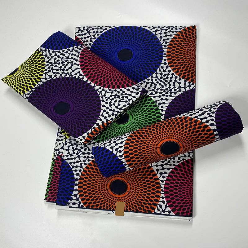 Nigerijski vosek ankara afriške vosek tiskanja tkanine vosek visoko kakovost bombaža za šivanje