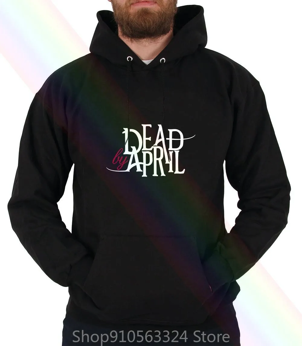 Novo Mrtvih aprila Metalcore Band Logotip Mens Črn pulover s kapuco Velikost Jopice S 3Xl Ženske Moški