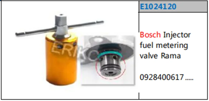 ERIKC Merjenje Goriva Valve Diesel Common Rail Regulator Ventil Orodje za Delphi Bosch E1024120 E1024121 SCV PVC PCV Orodje za Popravilo
