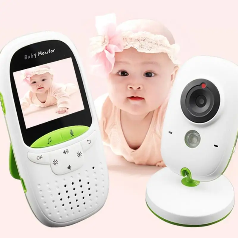 Brezžični Baby Monitor Digitalni LCD Night Vision 2-Način Govori Video IR LED nadzorovanja Temperature Malčke Baby Kamera