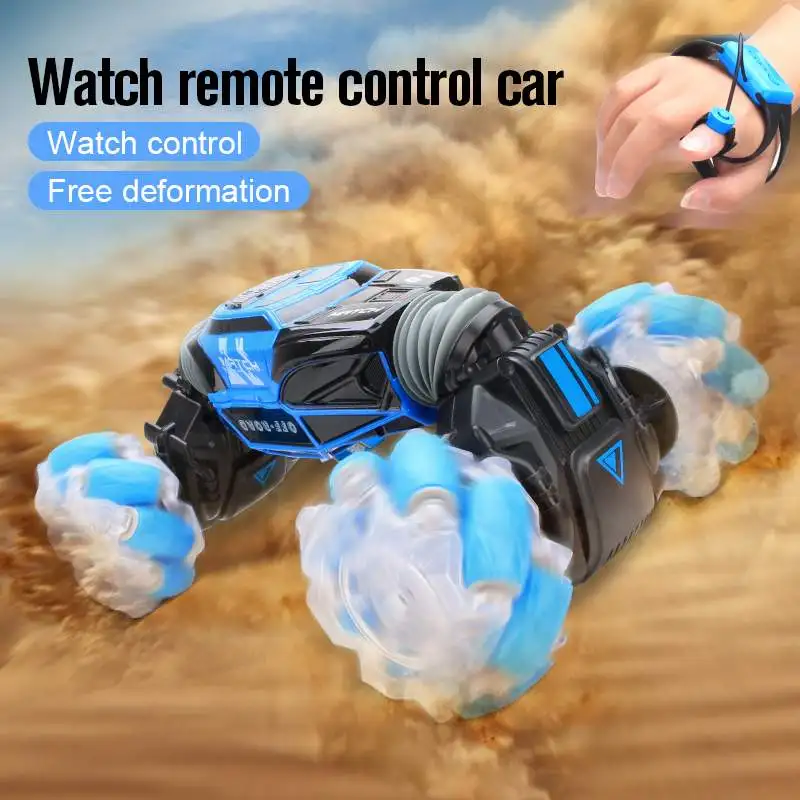 4WD RC Car Stunt Watch Nadzor Gesto Indukcijske Deformirljiva Električni RC Drift Avto Transformator Avto Igrače za Otroke z LED Luči