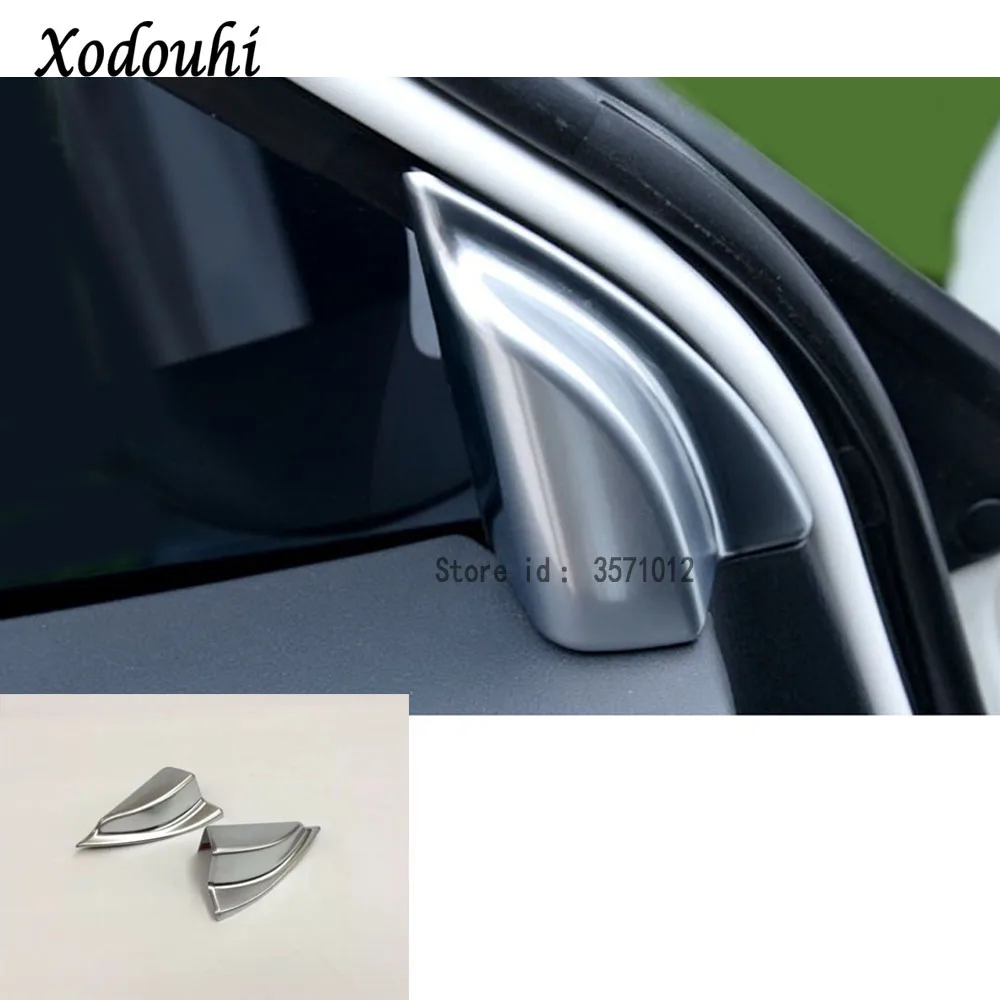 Za Mazda CX-5 CX5 2013 2016 Avto nalepke stolpec vrata Avdio Govorijo Okno Vetrobransko steklo Strani trikotnik, žarnice trim 2pcs