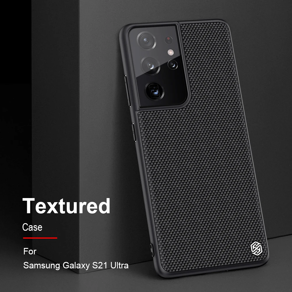 Za Samsung Galaxy S21 Utlra Primeru Nillkin 3D Teksturo, Najlon Ultra tanek Hrbtni Pokrovček Telefona Ohišje za Samsung Galaxy S21 Plus 5G