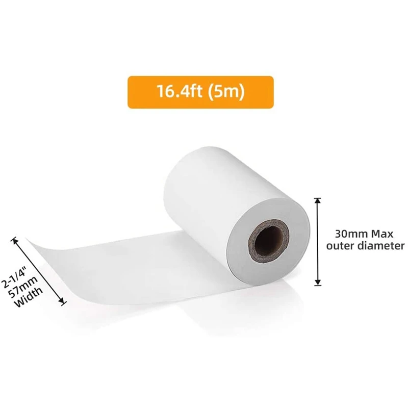 10 Kos Termičnega Papirja za Mobilne 58mm 30 mm Mini Termični Tiskalnik POS blagajno Prejemu Papir Roll
