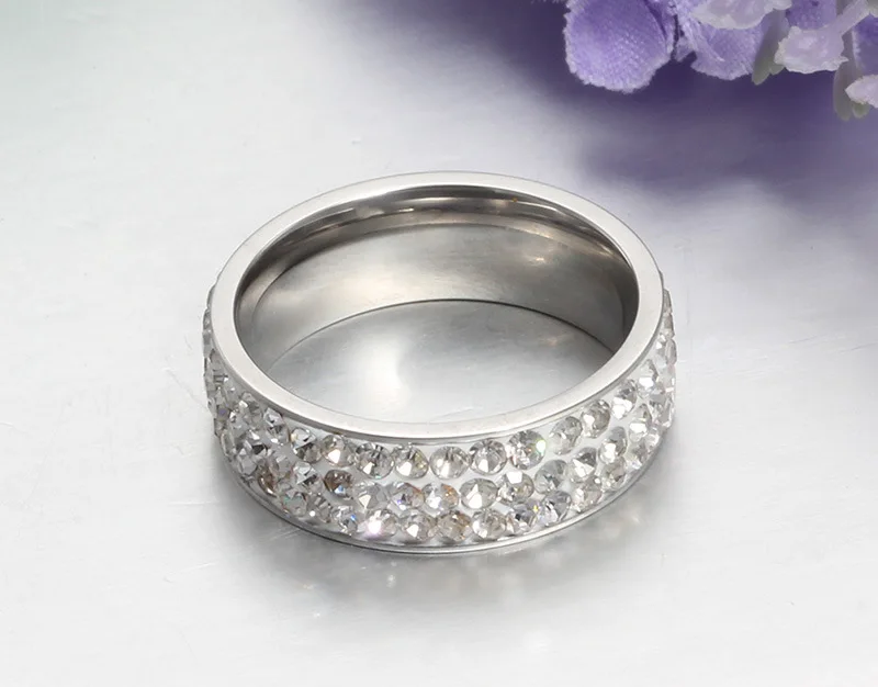 QWC CCR14 priljubljena nov prihod fine srebrni prstan so srebrne rose zlata, tri barve, izberite brezplačna dostava
