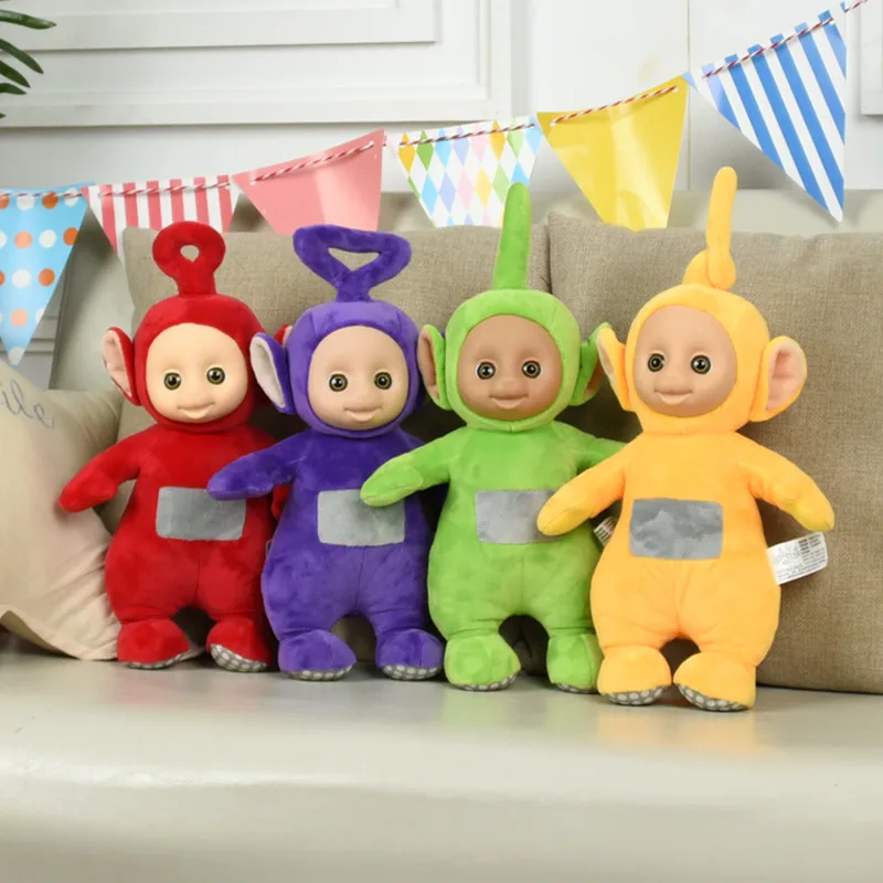 Vroče Prodaje Teletubbies Baby Doll Risani Film Pliš Igrače Otroške Igrače S 3D Obraz Darilo Za Otroke