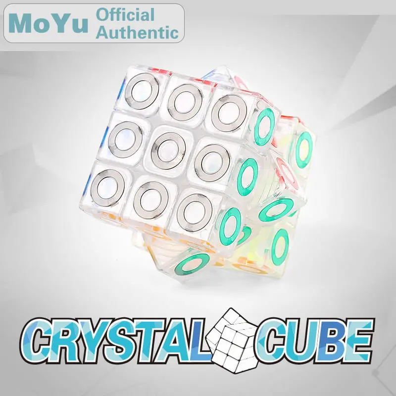 MoYu Kristalno 3x3x3 Magic Cube Cubing Razredu 3x3 Možganov Teaser Hitrost Puzzle Antistress Izobraževalne Igrače Za Otroke
