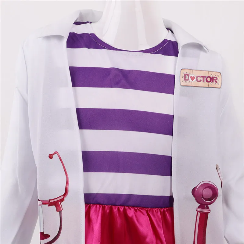 Dekleta Halloween zdravnik Kostume vrtcu Otroci Zdravniki Vlogo igrajo Cosplay Karneval Purim parada Maškarada Stranka obleko