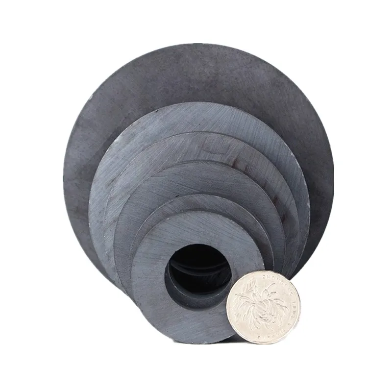 1pcs/veliko Obroč Feritnih Magnetov 70x10 mm Luknjo 32mm Trajni magnet, ki je 70 mm x 10 mm, Črna Krog Zvočnik keramični magnet 70*10 70-32x10mm