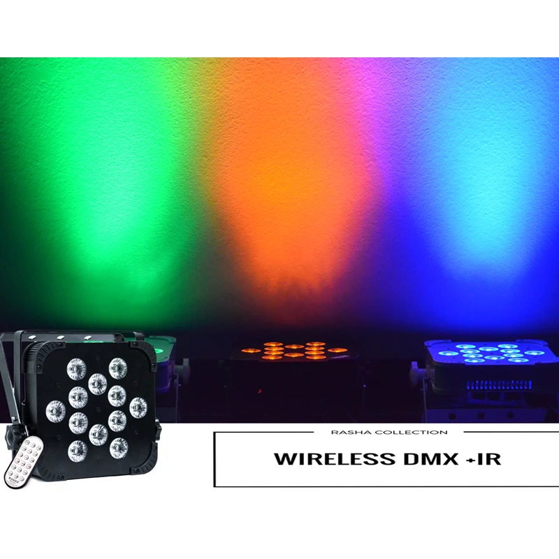 (Komplet 4) Zaloge Hex 12X18W 6in1 RGBAW+UV Brezžični LED PAR LUČKA na WIFI LED Par Projektor Za Dogodek