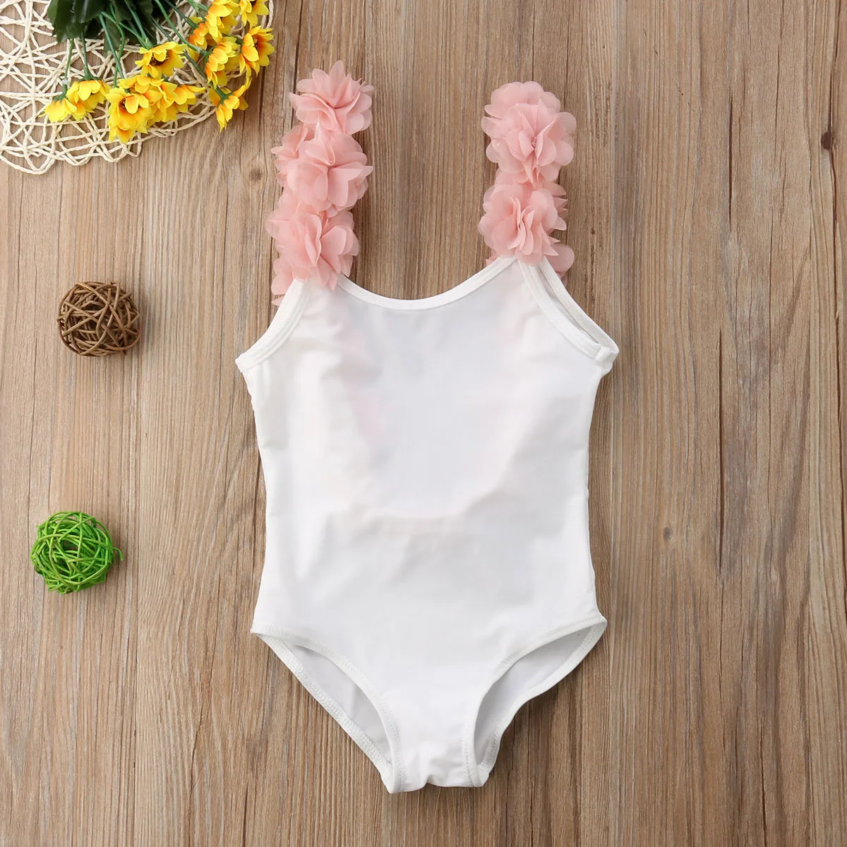 Citgeett Princesa Otroci Baby Dekleta Cvet Povodcem Kopalke Obleka, Kopalke Bikini Set Za Kopanje Poletje Srčkan Obleko