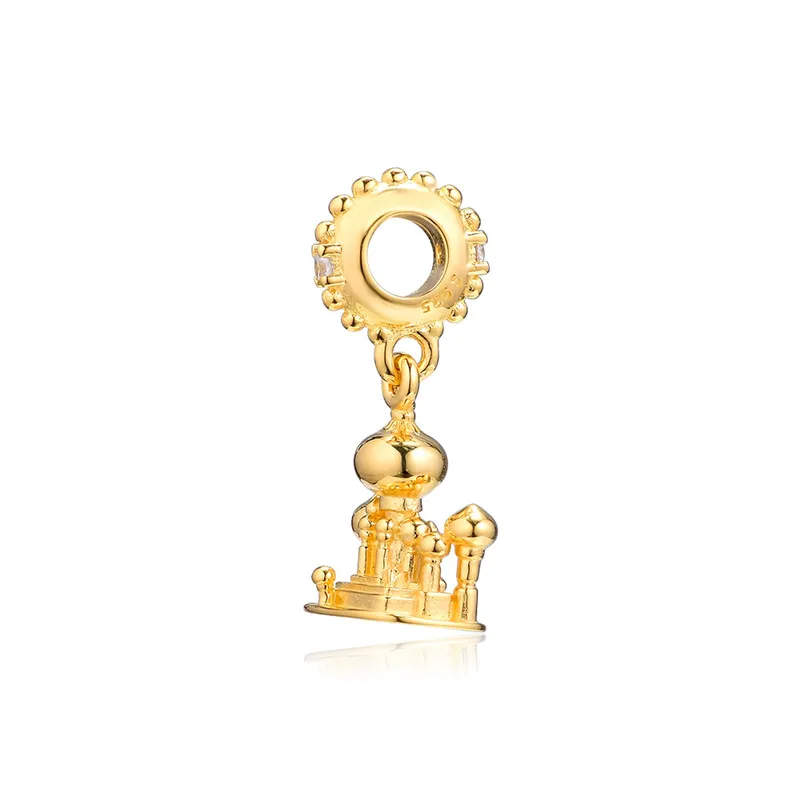 2020 Novo Zlato Prevlečeno Čare DIY Kroglice za Nakit, Izdelava Modnih 925 Sterling Srebrni Biseri ustreza Čar Zapestnico